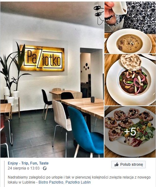 Enjoy - Trip, Fun, Taste - blog Lublin - Pazłotko Lublin
