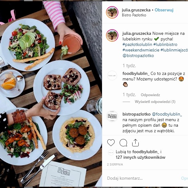 Julia Gruszecka wpadła do Pazłotko : )